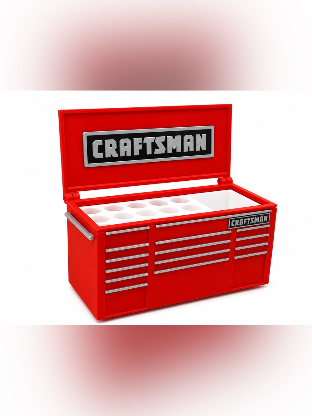 Craftsman Mini Toolbox Pen And Trinket Holder Desk Top Organizer
